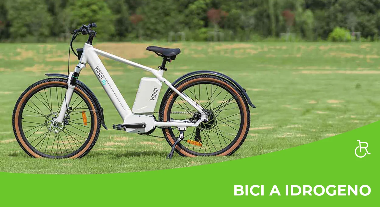 bicicletta con motore a idrogeno