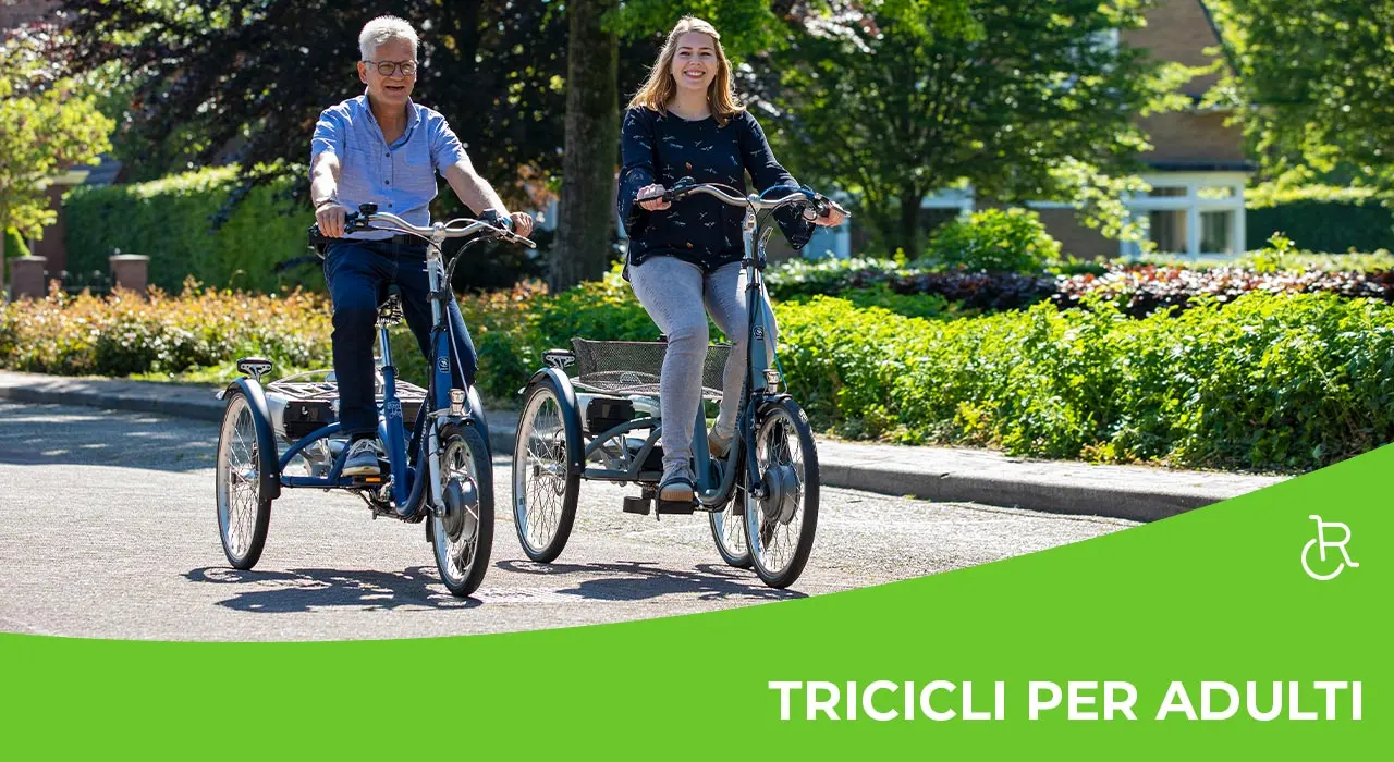 Tricicli per adulti con tre ruote